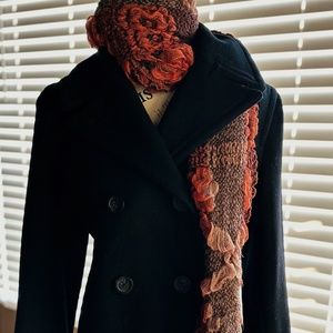 Classic Wool Black Pea Coat Size Medium Excellent condition